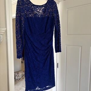 Royal Blue Ralph Lauren dress in size 12